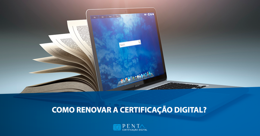 Notebook e livro aberto | como renovara certificação digital