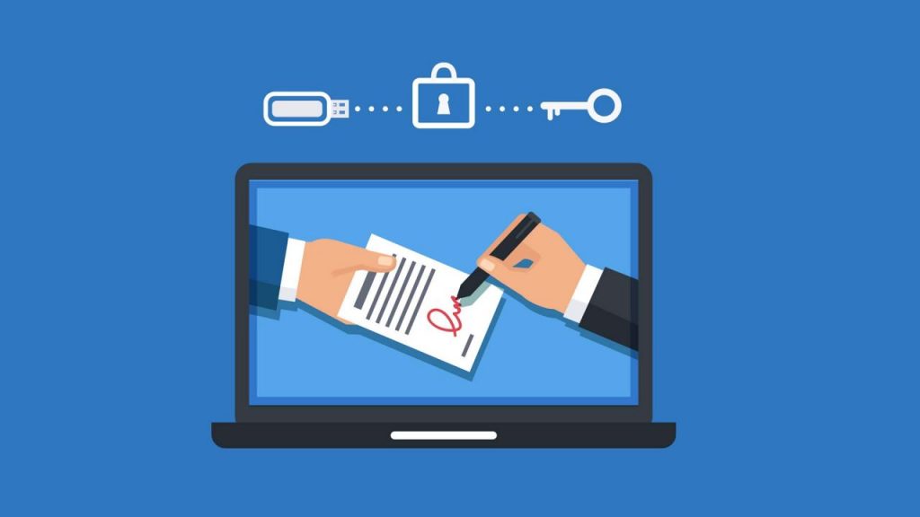 Assinatura digital dentro de um notebook | Qual a relação entre a certificação digital e o imposto de renda?